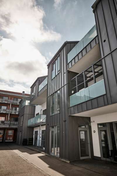 From classrooms to new homes with steel façades and steel roofs, Dannebrogsgade 43, 9000 Aalborg, Denmark